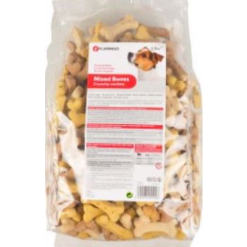  Flamingo Dog Treats Mixed Bones 1.5KG 