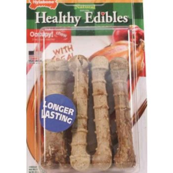  Nylabone Healthy Edibles Combo Turkey & Apple 4ct  Regular 