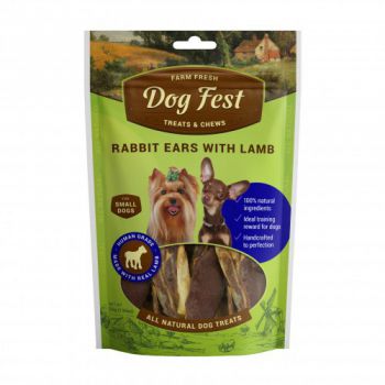  Dog Fest Rabbit ears with lamb for mini-dogs - 55g (1.94oz) 