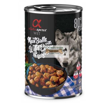  Alpha Meatballs with wild boar & Thyme 400 gram 