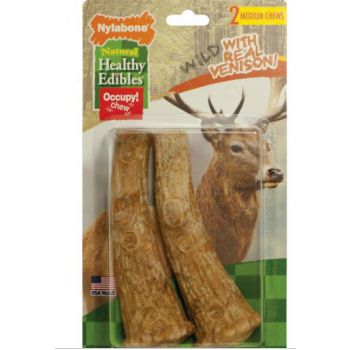  Healthy Edibles Antler Real Venison 2 count Medium 