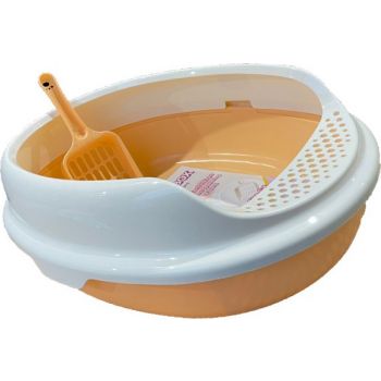  Nutrapet Small Open Cat Toilet L32cmX W43cmsXH14.3 Cms Orange 